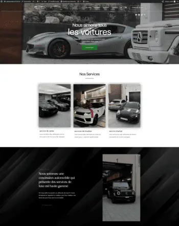 Example d'un site web WordPress
