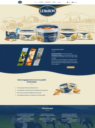 Exemple d'un site web WordPress